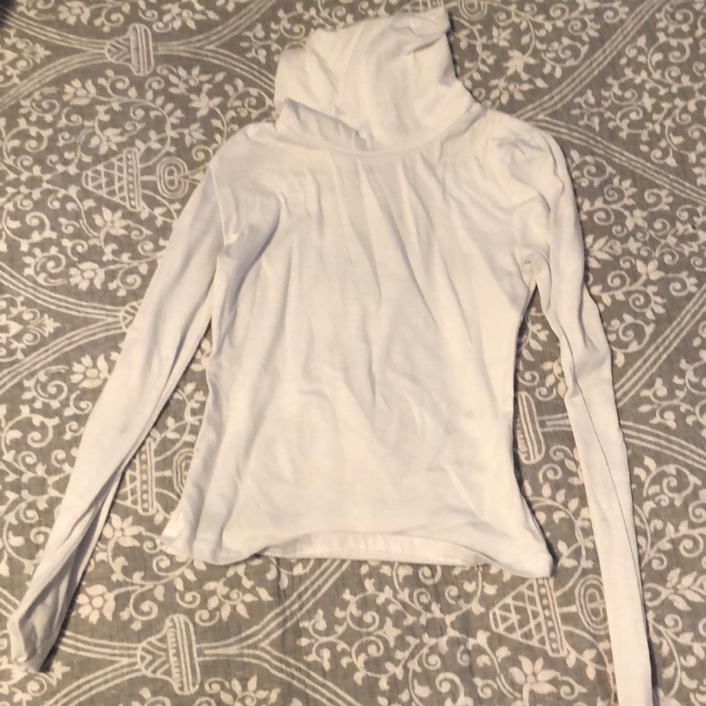 White Turtleneck